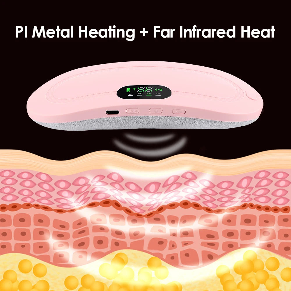  Heated Massage Belt for Menstrual Relief