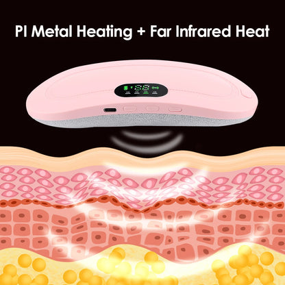  Heated Massage Belt for Menstrual Relief