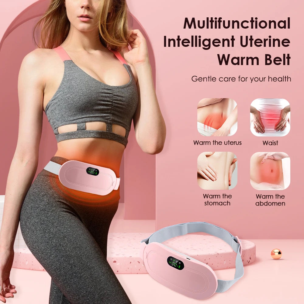  Heated Massage Belt for Menstrual Relief